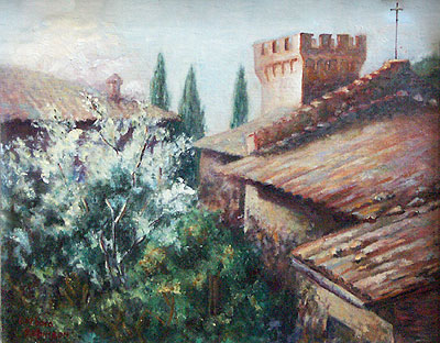 Magicak rooftops by Barbara Griffin Robinson